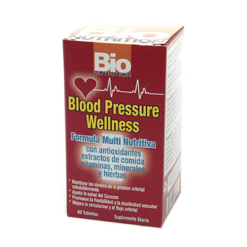 Bio Nutrition Blood Pressure Wellness Tablets, Multi Nutrient Formula - 60 Ea